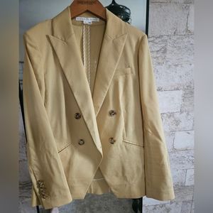 Veronika Beard Nisha Linen  Boyfriend Jacket size 0